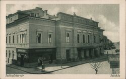 Színház Theater in Székesfehérvár, Hungary Postcard