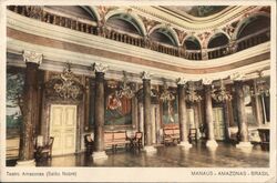 Teatro Amazonas (Salão Nobre) Manaus, Brazil Postcard Postcard Postcard