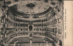 Teatro A. Ponchielli - Interno Cremona, Italy Postcard Postcard Postcard