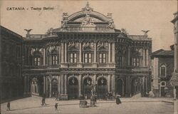 Teatro Bellini Catania, Italy Postcard Postcard Postcard