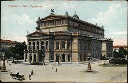 Frankfurt opernhaus Germany Postcard Postcard Postcard