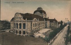 Neues Stadttheater Freiburg, Germany Postcard Postcard Postcard