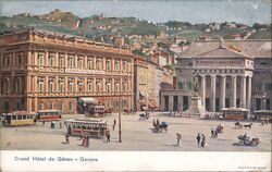 Grand Hotel de Genes Genoa, Italy Postcard Postcard Postcard