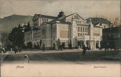 Meran, Stadttheater. Postcard