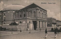 Teatro Verdi, Brindisi, Italy Postcard