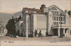 30930 Meran Stadttheater Postcard