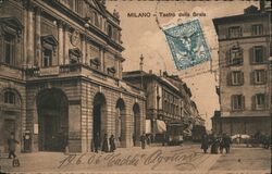 Teatro della Scala Milan, Italy Postcard Postcard Postcard