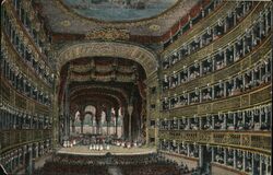 San Carlo Theatre, Naples, Italy Postcard