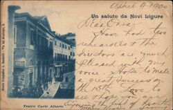 Un saluto da Novi Ligure Italy Postcard Postcard Postcard