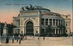 Palermo - Politeama Garibaldi Postcard