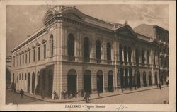 Teatro Biondo Palermo, Italy Postcard Postcard Postcard