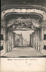 Salerno - Teatro Comunale G. Verdi - Il Palcoscenico Postcard