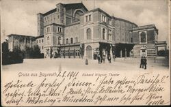 Richard Wagner Festspielhaus, Bayreuth, Germany Postcard Postcard Postcard