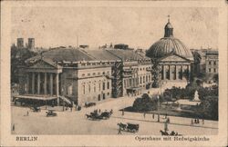 Opernhaus mit Hedwigskirche Berlin, Germany Postcard Postcard Postcard