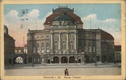 Neues Theater Chemnitz, Germany Postcard Postcard Postcard