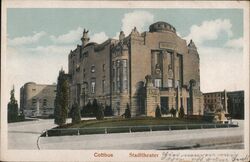 Stadttheater Cottbus, Germany Postcard Postcard Postcard