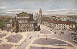 Opernhaus & Hotel Bellevue Postcard