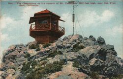 The observatory on the summit of mount Tamalpais Postcard