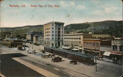 From Top of City Hall Postcard