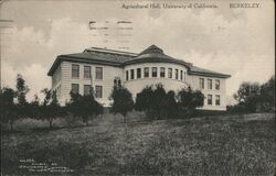 Agricultural Hall University of California Postcard