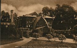 Hearst Hall University of California Postcard