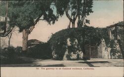 Gateway to a Residence Oakland, CA Postcard Postcard Postcard