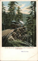 On the Way up Mt. Tamalpais Mill Valley, CA Postcard Postcard Postcard