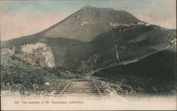 Summit of the Mount Tamalpais Mill Valley, CA Postcard Postcard Postcard