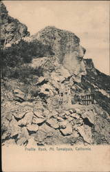 Profile Rock Mount Tamalpais, CA Postcard Postcard Postcard