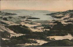 San Francisco Bay From Mt Tamalpais Mount Tamalpais, CA Postcard Postcard Postcard