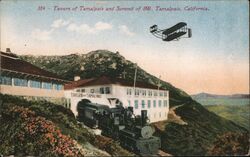 Tavern and Summit Mount Tamalpais, CA Postcard Postcard Postcard