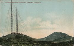 Wireless Telegraph Station, Mount Tamalpais Postcard