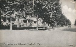 A residence Street Postcard