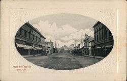 West Pine Street Lodi, CA Postcard Postcard Postcard