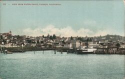 View from Waterfront Vallejo, CA Postcard Postcard Postcard