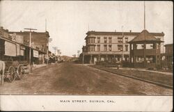 Main Street Suisun City, CA Postcard Postcard Postcard