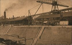 Dry Dock and cantilever crane, mare island, Navy Yard Vallejo, CA Postcard Postcard Postcard