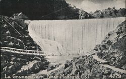 La Grange Dam Modesto, CA Postcard Postcard Postcard