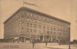 Hotel Modesto California Postcard Postcard Postcard