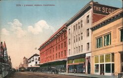 J Street Fresno, CA Postcard Postcard Postcard