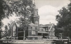 First Methodict Episcopal Church Postcard