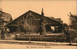 Unitarian Church Berkeley, CA Postcard Postcard Postcard