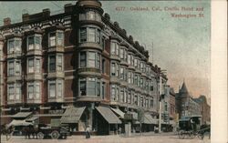 Crellin Hotel in Washington Street Oakland, CA Postcard Postcard Postcard