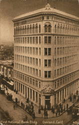 First National Bank Postcard