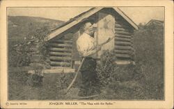 Joaquin MIller "The Man with The Sythe" Oakland, CA Postcard Postcard Postcard