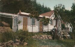 Joaquin Miller, Poet of the Sierras, at his Home Postcard