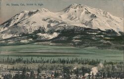 Mt Shasta Mount Shasta, CA Postcard Postcard Postcard