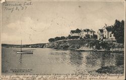 Homes Overlooking Carquinez Straits Postcard