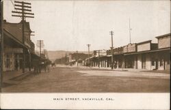 Main Street Vacaville, CA Postcard Postcard Postcard