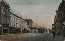 View of Georgia Street Vallejo, CA Postcard Postcard Postcard